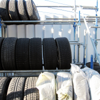 株式会社BRAST（ブラスト）/ その他の取り組み、タイヤラックのイメージ